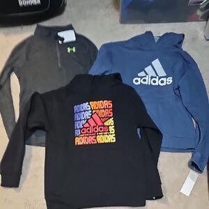 Adidas and Under Armour Hoodies Set
